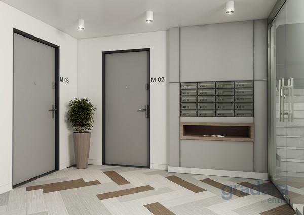 GRADARA BASIC STEEL szary