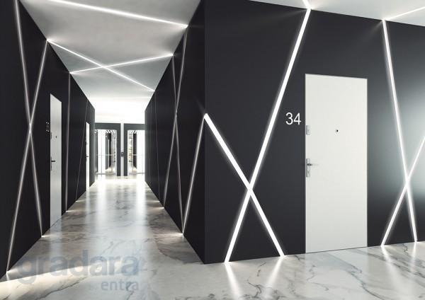 drzwi GRADRA DISCRET VERTE